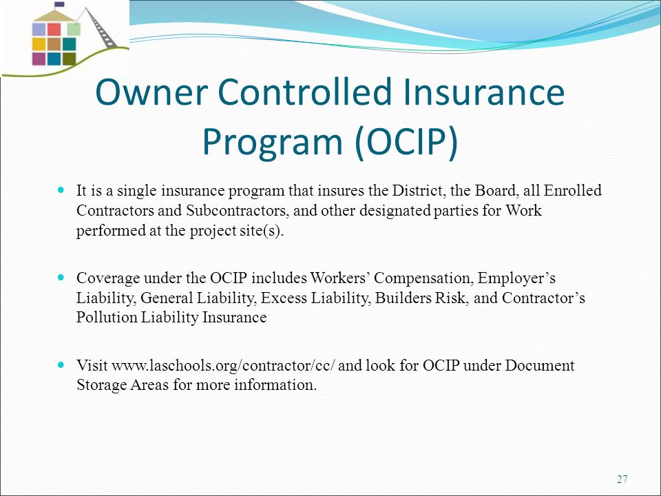Ocp insurance definition
